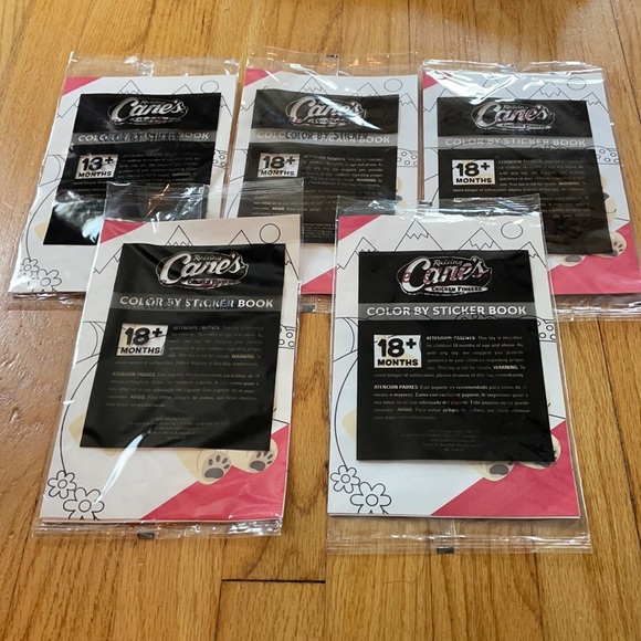 NWT Lot of 5 Color By Sticker Activity Books - Picture 1 of 3